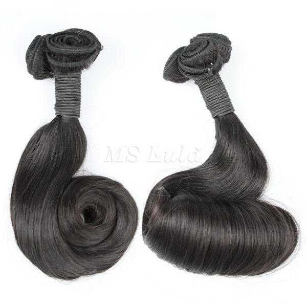 Bouncy Curly Virgin Human Hair Double Drawn Bundles - Image 3